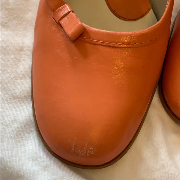 Nine West coral leather pumps size 8.5 m - Picture 6 of 8